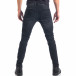 Мъжки черни дънки с декоративни ципове it041217-41 3