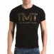 Мъжка черна тениска TMT il120216-64 2
