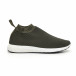 Мъжки slip-on маратонки тип чорап в зелено it130819-3 2
