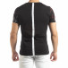 Мъжка тениска в черно с лента на гърба it150419-76 3