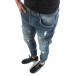 Рокерски мъжки Cargo Jeans в синьо it040219-17 2