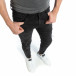Черни мъжки дънки Slim fit с прокъсвания it040219-4 2