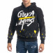 Черен мъжки суичър hoodie с принт it071119-64 3