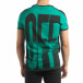 Зелена мъжка тениска ON/OFF с преливане it150419-50 3