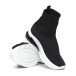 Черни дамски маратонки тип чорап it260919-53 4