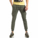 Зелен карго панталон с трикотажни маншети it210319-20 3