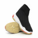 Дамски плетени Slip-on маратонки в черно it130819-47 4