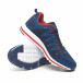 Плетени мъжки маратонки в синьо и червено it251019-6 5