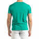 Зелена мъжка тениска принт Watch it150419-100 3