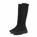 Дамски черни ботуши тип чорап it260919-65 3