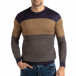 Мъжки пуловер от букле с бежово it261018-113 2
