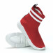 Червени дамски маратонки тип чорап с акценти it250119-58 6