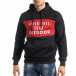 Мъжки суичър hoodie с червен акцент it041019-51 2