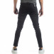 Черни мъжки дънки Slim fit с прокъсвания it040219-4 4