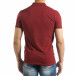 Фина мъжка тениска Polo shirt в тъмно червено it150419-95 3