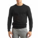 Basic мъжка памучна блуза в черно it150419-48 2