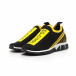 Slip-on черни мъжки маратонки жълт кант it260919-7 4