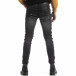 Черни мъжки дънки Slim fit с прокъсвания it051218-6 4