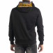 Мъжки суичър hoodie с жълт акцент it041019-50 4