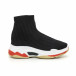 Дамски плетени Slip-on маратонки в черно it130819-47 2