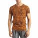 Vintage мъжка тениска в оранжево it150419-104 2