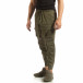Cropped мъжки зелен панталон с джобове it090519-19 3