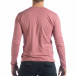 Мъжка блуза V-neck в розово it040219-86 3