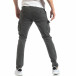 Мъжки панталон тип карго в тъмно сиво it210319-24 4