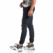 Мъжки син рокерски панталон с карго джобове it170819-5 2