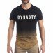 Черна мъжка тениска Dynasty it040219-120 3