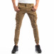 Мъжки Cargo Jogger панталон в цвят каки it250918-7 4