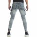 Рокерски мъжки Washed Cargo Jeans it040219-18 4