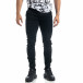 Мъжки черни дънки Slim fit it041019-25 3