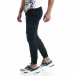 Мъжки черен Cargo Jogger с ципове на крачолите it041019-39 3