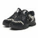 Дамски спортни обувки тип Hiker черно и зебра it281019-28 4