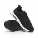 Плетени мъжки черни маратонки с въздушна камера it100519-7 4