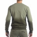 Мъжка зелена ватирана блуза с преливане it040219-91 4