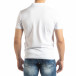 Фина мъжка тениска Polo shirt в бяло it150419-97 3