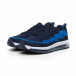 Сини плетени мъжки маратонки с въздушна камера MAX it260919-42 3