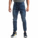 Мъжки сини Jogger Jeans в рокерски стил it170819-60 2