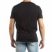 Черна мъжка тениска с гумени рамки it150419-69 3