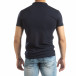 Мъжки Basic Polo shirt в тъмно синьо it150419-61 3