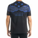 Черна мъжка тениска рокерски стил iv080520-51 3