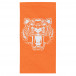 Оранжева плажна кърпа с принт тигър tsf120416-11 2