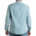 Мъжка дънкова риза Slim fit с десен lp290918-178 3