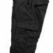 Черен карго панталон със закопчаване и ластик 8164 tr220223-1 5