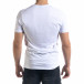 Бяла мъжка тениска с джоб tr110320-39 3
