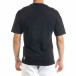 Мъжка черна тениска с джоб tr080520-5 3