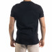 Мъжка черна тениска с обърнати шевове tr110320-77 3