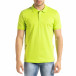 Basic polo мъжка тениска неоново зелено tr080520-55 2